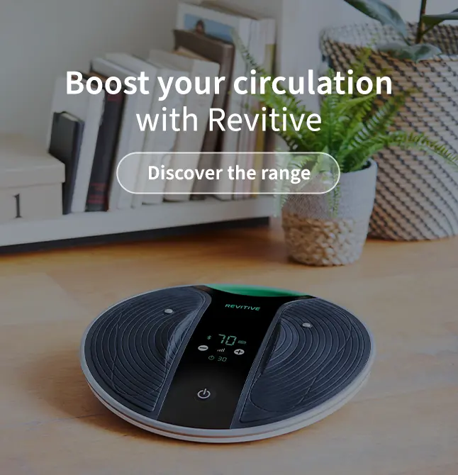 Revitive advert for boosting your circulation with Revitive