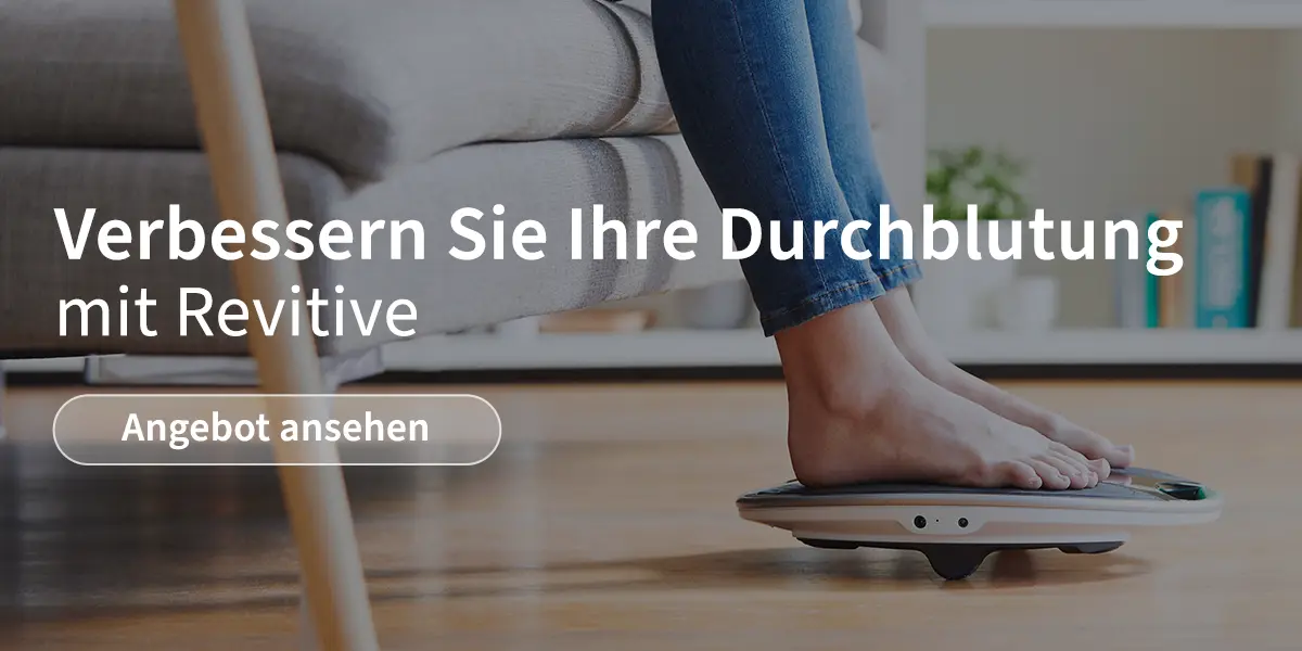 Revitive-Werbung, um Ihren Kreislauf mit Revitive-Produkten anzukurbeln 