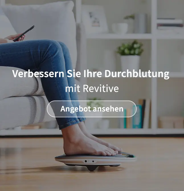 Revitive-Werbung, um Ihren Kreislauf mit Revitive-Produkten anzukurbeln 