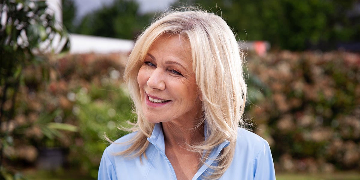 Ulrike smiling at the camera