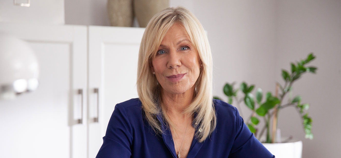 Photo of Ulrike looking at the camera 
