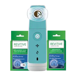 Aerosure + Ersatz-Mundstücke + Kopfstücke