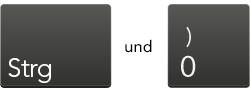 zum Zurücksetzen