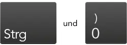zum Zurücksetzen