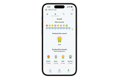 Revitive app rewards system