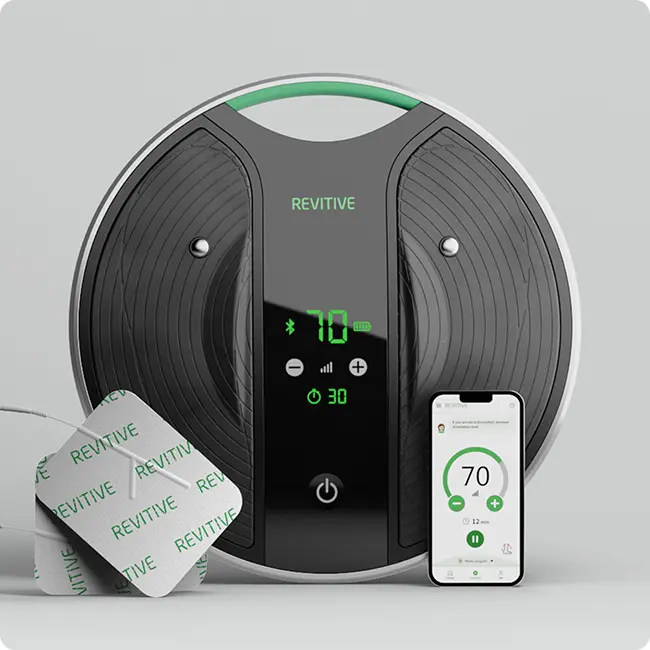 Coach device with Thigh pads and phone app