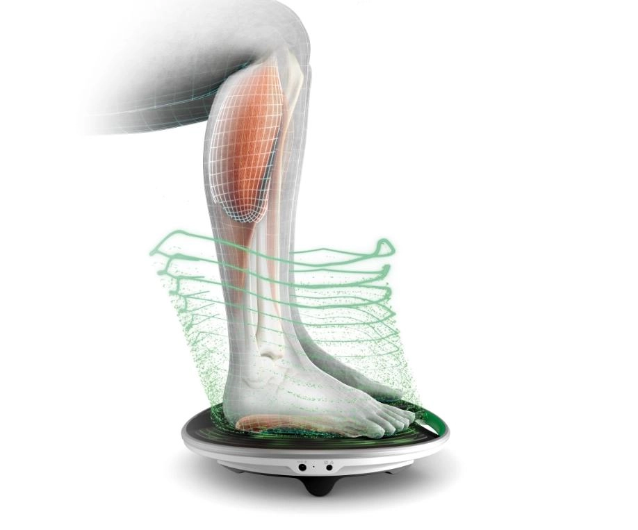 Revitive stimulating circulation in the foot and calf