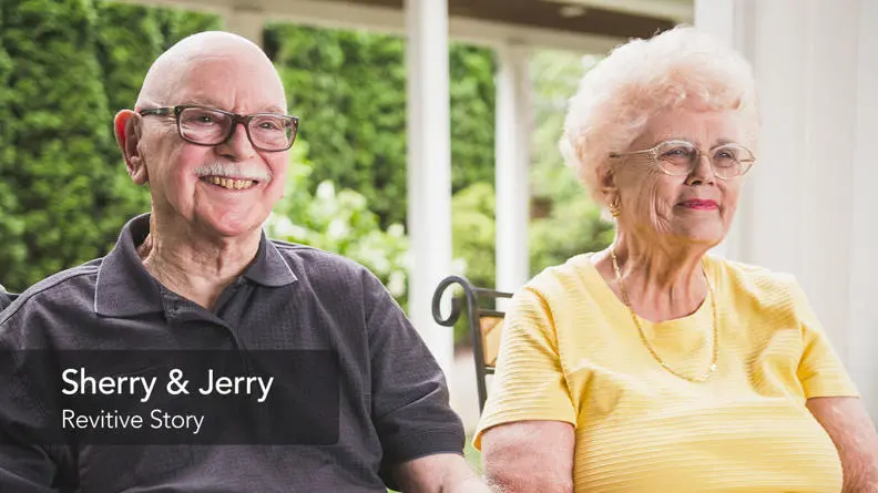 Image of Sherry and Jerry smiling at the camera